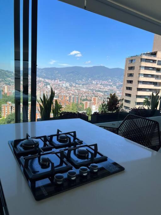 Apartamento De Lujo Con La Mejor Vista De Medellin Appartement Buitenkant foto